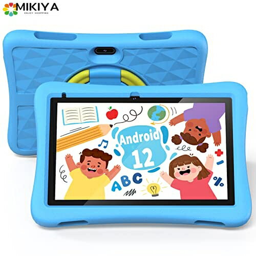 【Android 12 go、EVAケース付き】タブレット 10インチ wi-fiモデル、アンドロイド12、子供用 タブレット たぶれっと、1.8m充電ケーブル、RAM 2GB/ROM 32GB、最大512GB TF拡張、4コアCPU、HDのサムネイル