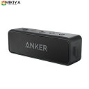 Anker Soundcore 2 (12W Bluetooth 5 スピーカー 24時間連続再生)【完全ワイヤレスステレオ対応/強化された低音 / IPX7防水規格 / デュアルドライバー/マイク内蔵】(ブラック)