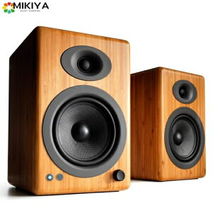 【国内正規品】Audioengine オーディオエンジン A5+ワイヤレス・パワードスピーカー l Bluetooth aptX HD対応・24bit DACアンプ内蔵 (バンブー)格安セール
