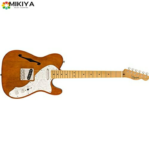 Squier by Fender エレキギター Classic Vibe 60s Telecaster? Thinline、 Natural ソフトケース付き