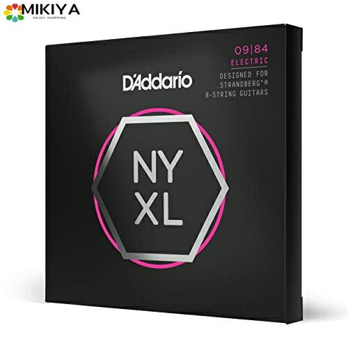 D'Addario ダダリオ エレキギター弦 NYXL .strandberg* Custom Light 8弦 .009-.084 NYXL0984SB 【国内正規品】