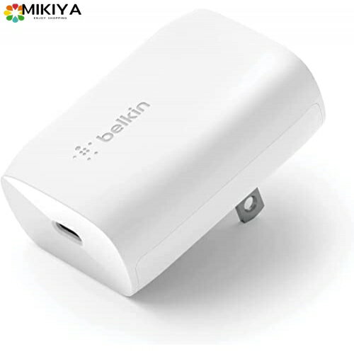 Belkin 充電器 USB-C 30W PD3.0急速充電 PPS対応 折りたたみ式プラグ MacBook Air/iPad/iPhone/Galaxy Note/Galaxy/Google Pixel対応 BOOST↑CHARGE WC