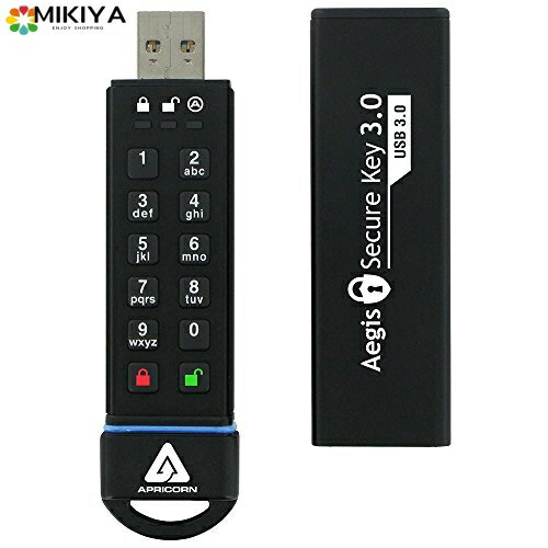 Apricorn Aegis Secure Key - USB 3.0 Flash Drive ASK-256-240GB Ź沽USB MM1278 ASK3-240GB