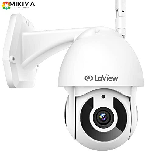 ラビュー (LaView) 防犯カメラ 屋外 1080P HD Wi-Fi ホーム監視カメラ 垂直＆水平360ビュー ナイトビジョン 双方向音声 IP65 動作検知 アクティビティアラート 簡単セットアップ 米国クラウドサービスを利用可能