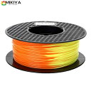 3Dプリンター変色PLA オレンジ イエロー PLA フィラメント 1.75 mm 1KG 温度変化 オレン黄色 CC3D 感温変色 PLA樹脂 フィラメント