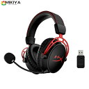 HyperX Cloud Alpha ワイヤレスゲーミングヘッドセット 300時間のバッテリー駆動 DTSオーディオ レッド PC/Switch 4P5D4AA