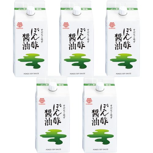 鎌田醤油 ぽん酢醤油 200ml ×5本