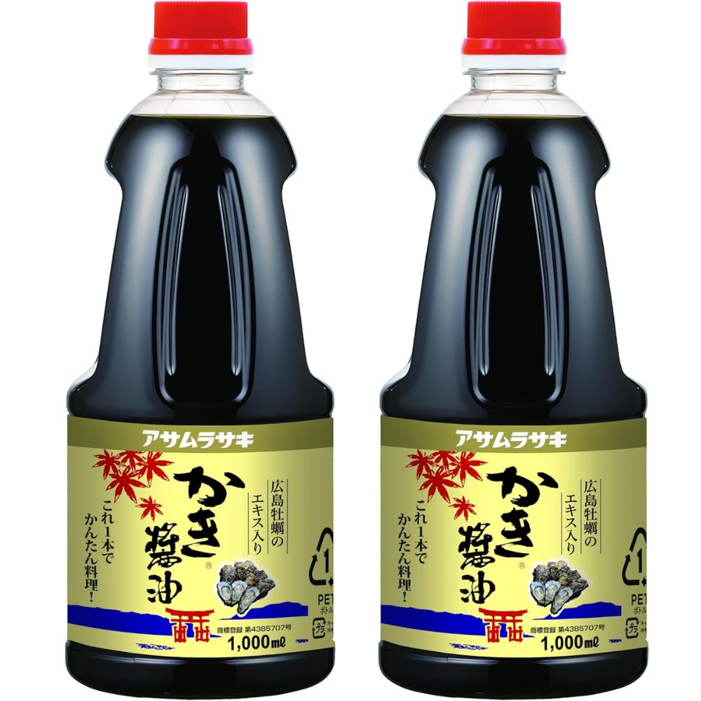 アサムラサキ かき醤油 1000ml✕2