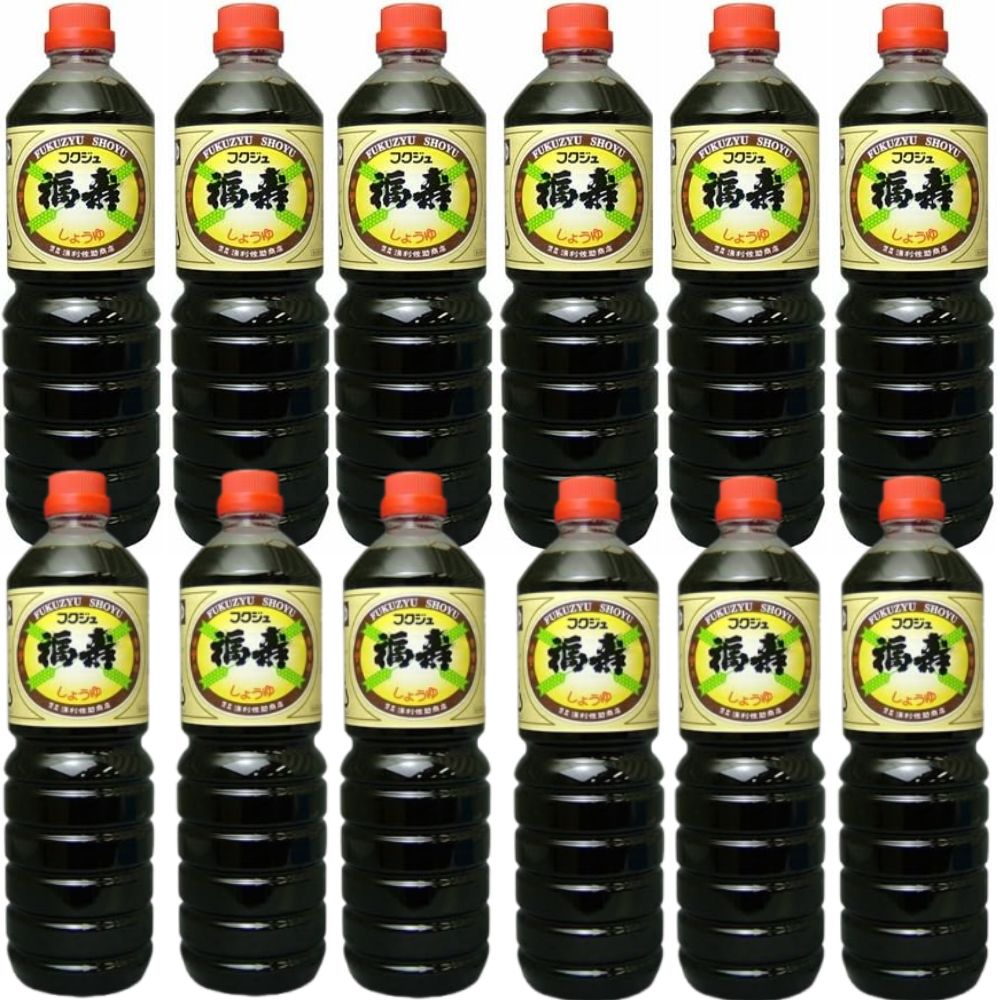 浅利佐助商店 福寿しょうゆ 1000ml×12本