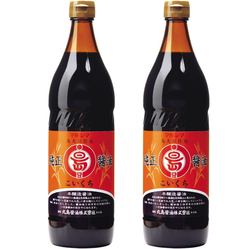 丸島醤油 純正醤油 濃口 900ml✕2