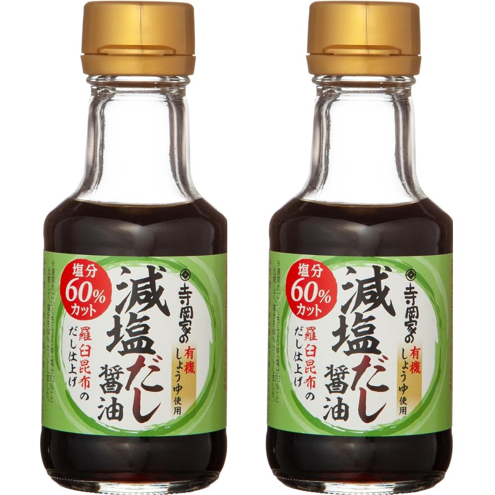 寺岡有機醸造 寺岡家の減塩だし醤油 140ml✕2