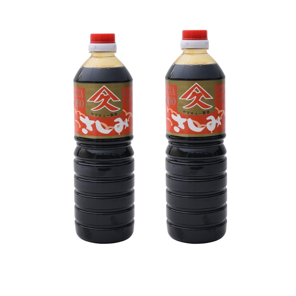 2本セット ヤマキュー 久保醸造 さしみ醤油 1L