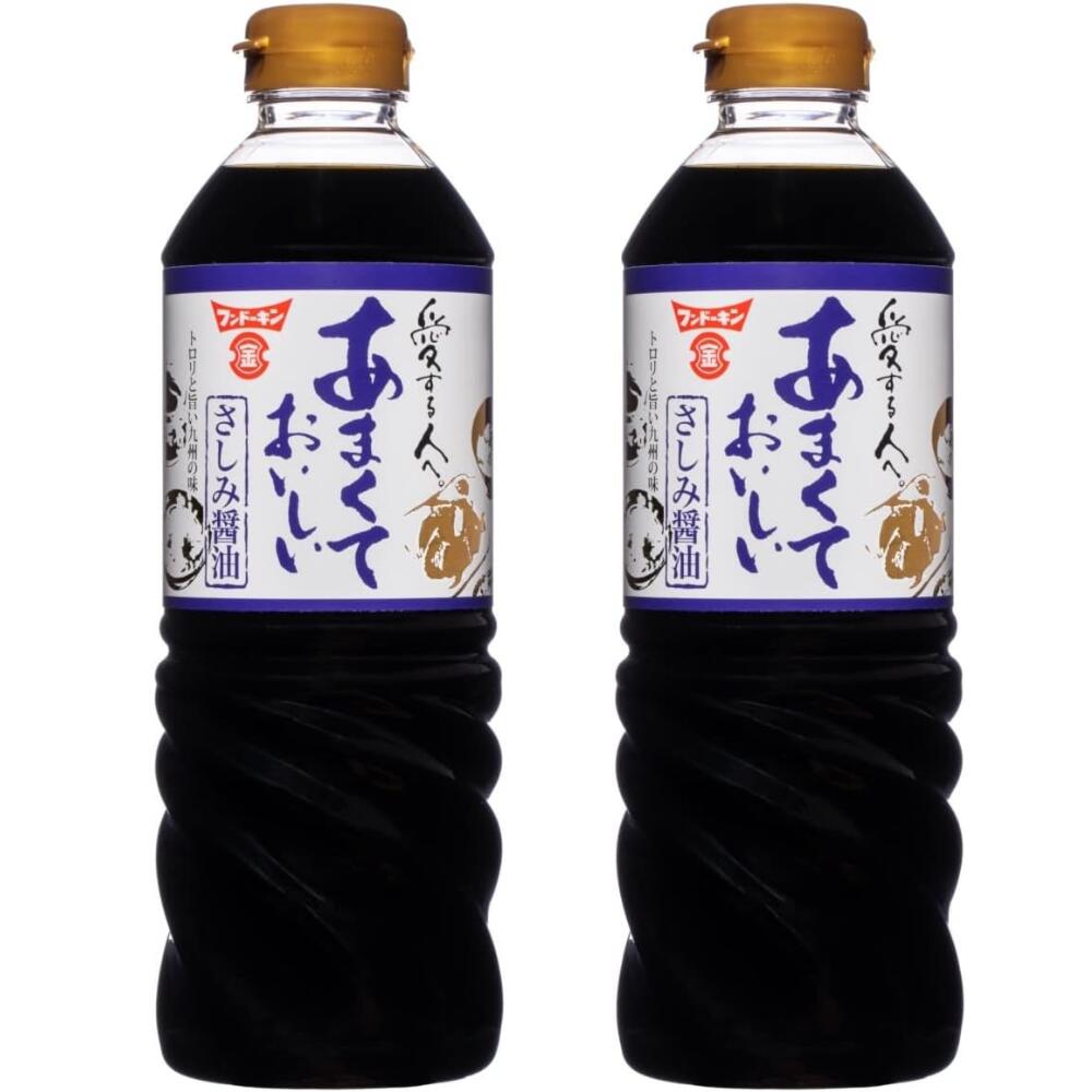 フンドーキン油 あまくておいしいさしみ醤油 720ml×2本