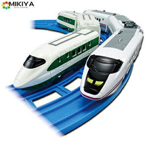 タカラトミー 『 プラレール 200系カラー新幹線 (E2系) & E3系新幹線 こまち ダブルセット 』 電車 列車 おもちゃ 3歳以上 玩具安全基準合格 STマーク認証 PLARAIL TAKARA TOMY