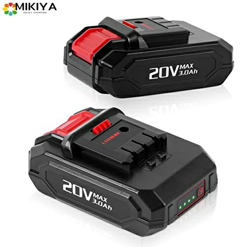 電動工具用 20Vシリーズ互換バッテリー 3000mAh 2個セット 型番 K16811