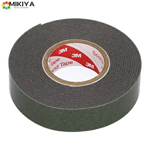 エーモン(amon) 超強力両面テープ (ミラーカバー・エアロアンテナなどに) 車外用 グレー 幅15mm×長さ2m×厚さ1mm 3913