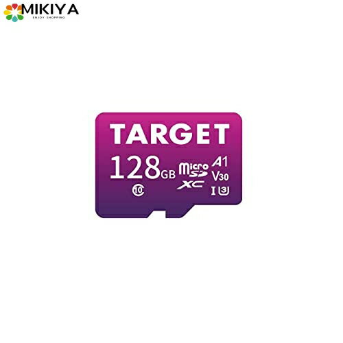 楽天MIKIYATARGET MicroSD カード 128GB microSDXC 80MB/s Class10 ビデオスピードクラスV30 正規総代理店保障品 Full HD