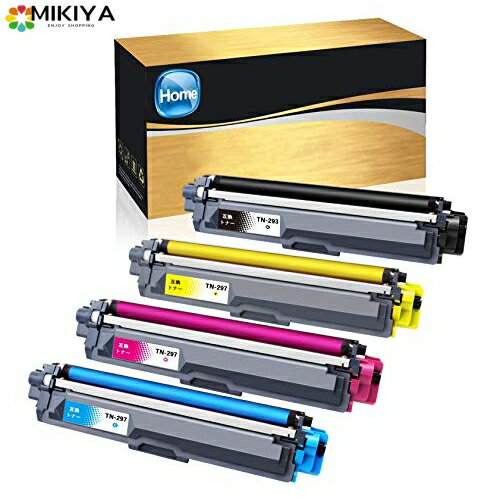 樂天商城 - ブラザー HL-L3230CDW MFC-L3770CDW 用 TN-293/297（BK/C/M/Y）共通 4本セット 互換トナーカートリッジ