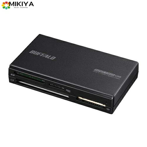 バッファロー ( BUFFALO ) UHS-II対応 USB3.0 マルチカードリーダー ブラック BSCR700U3BK