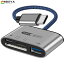 USB C SDカードリーダー4 in 1 タイプC PD 60W 急速充電アダプタ USB 3.0カメラアダプタ双方向高速データ転送SD/TFカードリーダー OTG変換アダプタ 対応MicroSD/SDHC/SDXC/Uディスク/マウスの