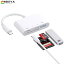 iPhone/iPad SD ɥ꡼2023 MFiǧʡlightning 4in1 USB SDɥ꡼ SD/TF 饢ץ®ǡžƱ Ѵץ  ̿/ư/Wor