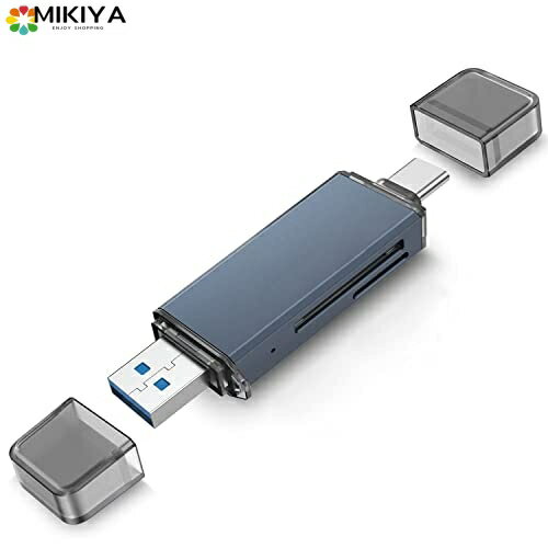 DriverGenius 2-In-1 USB 3.2 Gen 1 Type-CとUSB Aの両方で使えるSD3.0 / microSD3.0カードリーダー