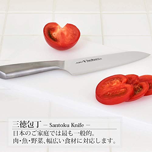 Sanjo High-Carbon Steel 165mm Santoku (All-Purpose Knife) | Japanese Kitchen Knife – view 3