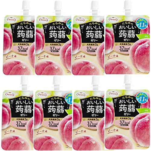 おいしい蒟蒻ゼリーシリーズ ピーチ味(8個)おまけ付【在庫あり】
