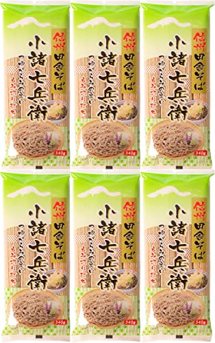 新・信州田舎そば小諸七兵衛340g(6袋セット)おまけ付き【在庫あり】