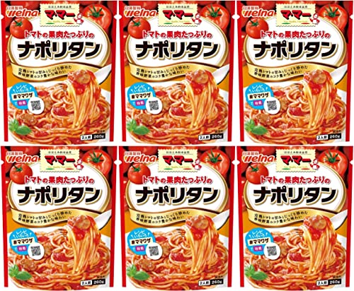 マ・マー トマトの果肉たっぷりのナポリタン×6 おまけ付き おかず 夜食【在庫あり】