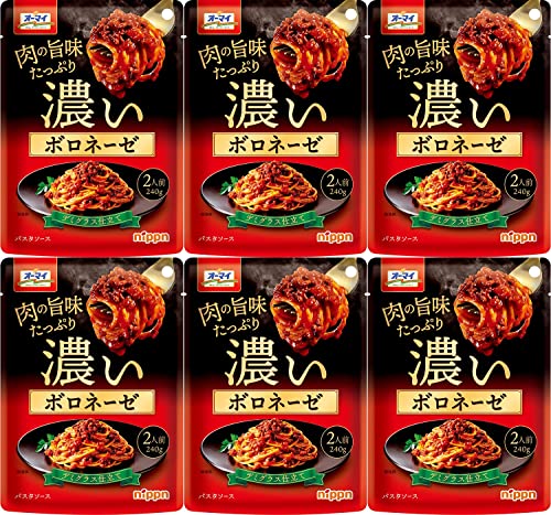 オーマイ 濃いボロネーゼ240g×6 おまけ付き おかず レトルト 夜食【在庫あり】