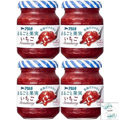 アヲハタ まるごと果実 いちご250g×4個 Topsellerオリジナル開封日シール付き【在庫あり】【在庫あり】