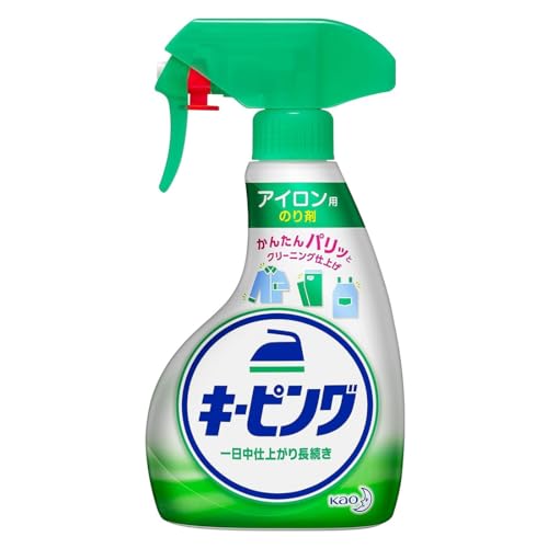 アイロン用キーピング 洗濯のり ハンディスプレー)/ キーピング 400ml×2本 Topsellerオリジナルポケットティッシュ付き【在庫あり】【在庫あり】