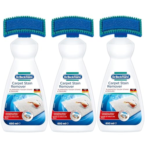 ドクターベックマン カーペットステインリムーバー 3個(650ml×3) Dr. Beckmann 家具シミ消し ペット汚れ・臭い除去 布製品用シミ取り剤 弱酸性 ソファ イス カーテン 掛け布団 クッション【在庫あり】
