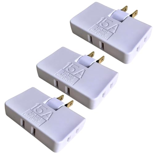 コーナータップ ホワイト 3個口(3個) 武田コーポレーション トラッキング火災予防カバー付き 屋内専用 ..