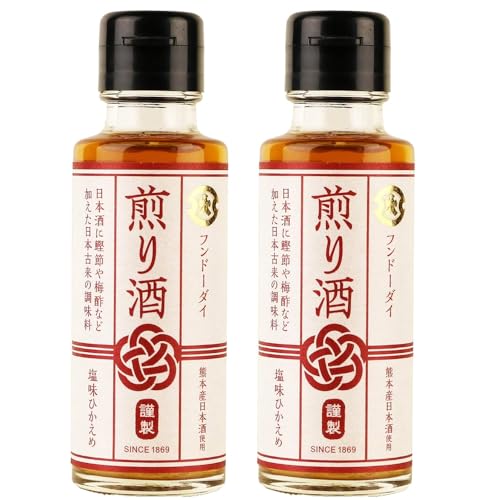 フンドーダイ 煎り酒100ml×2本 開封日おまけシール付き 梅酢 カルパッチョ 醸造酢 鰹だし 万能調味料 ドレッシング【在庫あり】