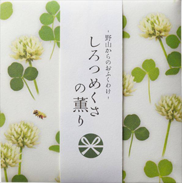 野山からのおふくわけ　しろつめくさの薫り　スティック12本入 【 日本香堂 】 【 お香 】(N)