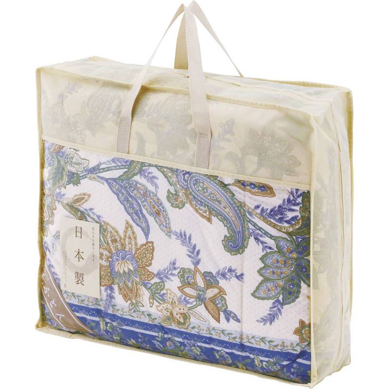 羽毛85％入り 日本製羽毛掛けふとん NUF-2730 ブルー(N)