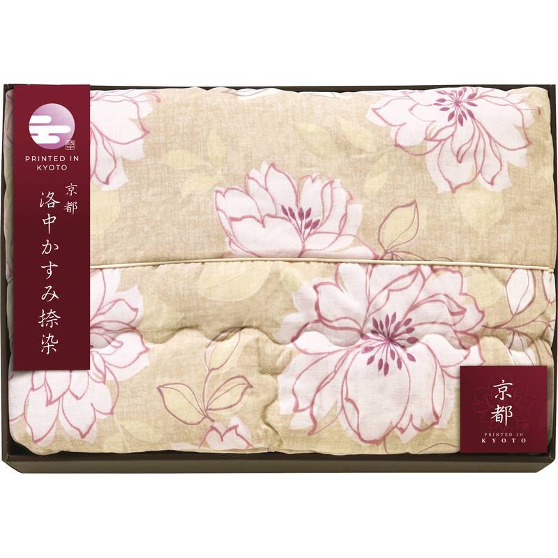 京都 洛中かすみ捺染 肌布団 KSG13150-BE ベージュ(N)
