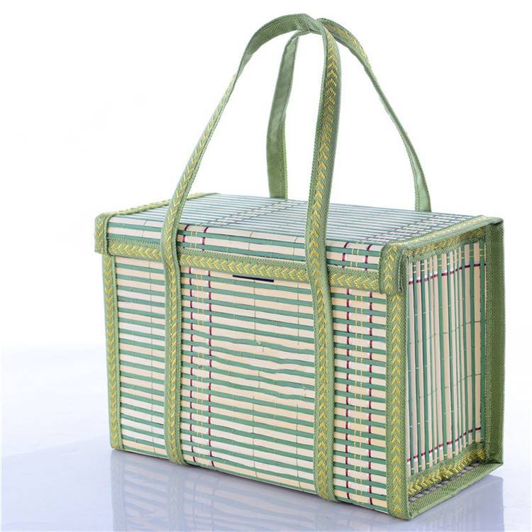 フルーツバスケット 竹工芸品ギフトボックス 竹製品 竹かご パッケージ 竹織り(N)