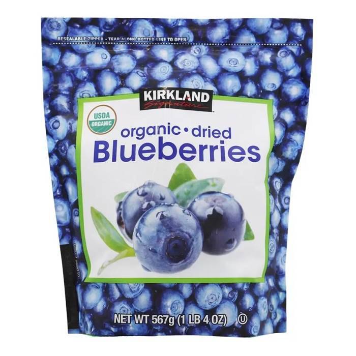 カークランドシグネチャー オーガニック ドライブルーベリー 567g(1袋) ドライフルーツ(N)