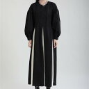 ゆったりする ロングスカート ワンピース 大人気 新作 パフスリーブ 縫付 大きい裾(N)