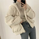 暑い季節でも涼しげな コート ゆったりする カジュアル フード付き 柔らかい ピュアカラー 暖かい 厚手(N)