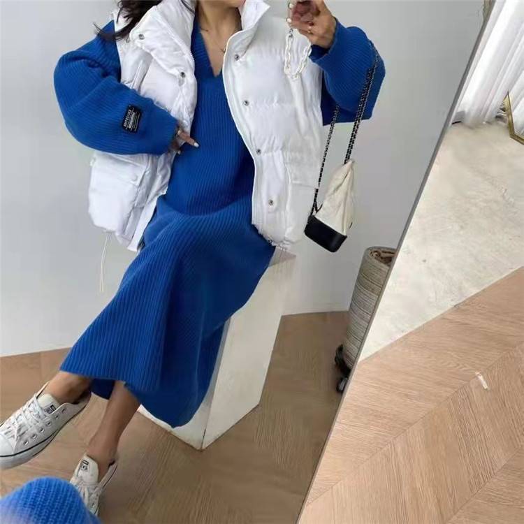 春コーデにぴったり コットン レディース 短いスタイル スタンドカラー 暖かい 厚手 ベスト コート(N)