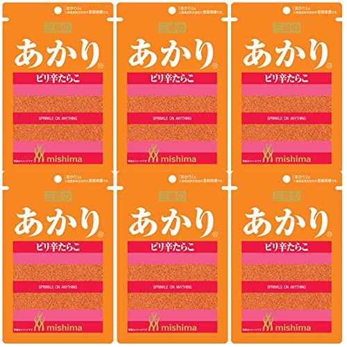 【在庫あり】あかり12g(6袋)三島食品 明太子風味調味料