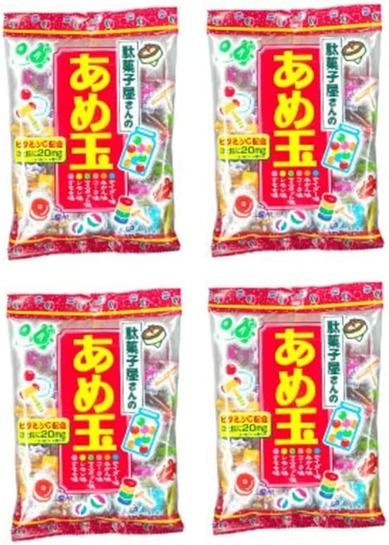 【在庫あり】駄菓子屋さんのあめ玉（4袋）の商品画像