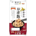北海道産きたゆきもちのお赤飯(160g) 3食入り テーブルマーク パックご飯 国産米 もち米 小豆 レトルト キャンプ お祝い 非常食 もちもち 冷めても美味しい いつもの食卓に 定番 おまけ付き(シール)