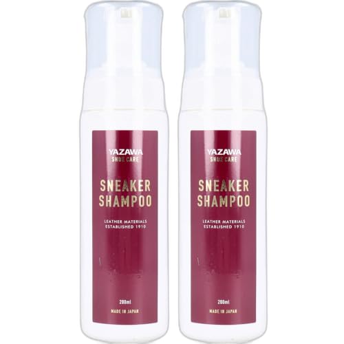 樂天商城 - YAZAWA SHOE CARE スニーカーシャンプー ムースタイプ 200mL 2セット 靴磨き 洗浄 スニーカー ムース 洗い上がりもさわやか