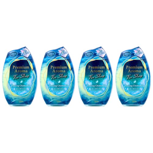 Rakuten - お部屋の消臭力 プレミアムアロマ For Sleep 寝室用 ヒーリングカモミール 400mL 4セット ナチュラル リラックス フレッシュ ストレス解消