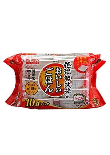 低温製法米のおいしいごはん 国産米 120g×10食パック おまけ付き アイリスフーズ【在庫あり】 低温製法米のおいしいごはん 国産米 120g×10食パック おまけ付き アイリスフーズ【在庫あり】